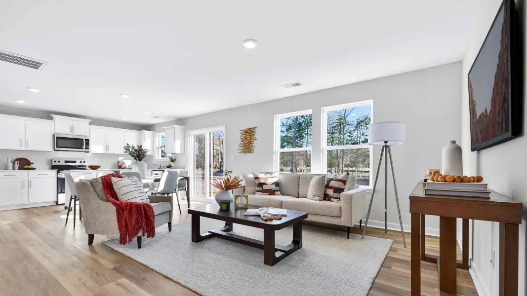 Representative furnished interior of a home built from the Taylor by D.R. Horton in Rydele Heights - Express, Weaverville (Image 5).