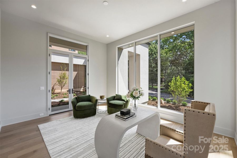 Furnished interior view inside a new home in , Charlotte (Image 17). Furnished interior view inside a new home in , Charlotte (Image 17).