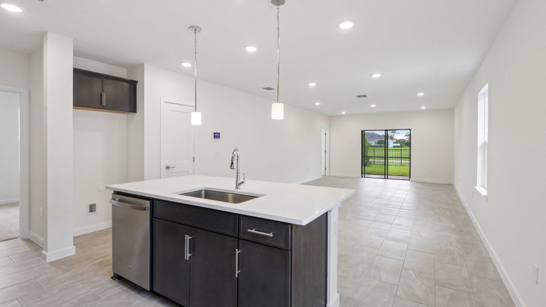Furnished interior view inside a new home in Grasslands West, Lakeland (Image 10).