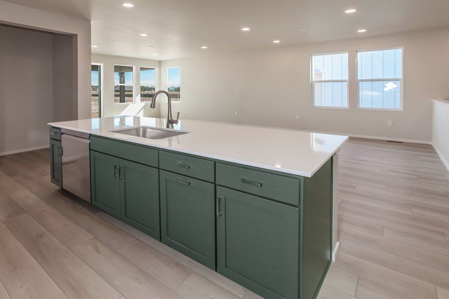 Furnished interior view inside a new home in Prairie Song, Windsor (Image 11).
