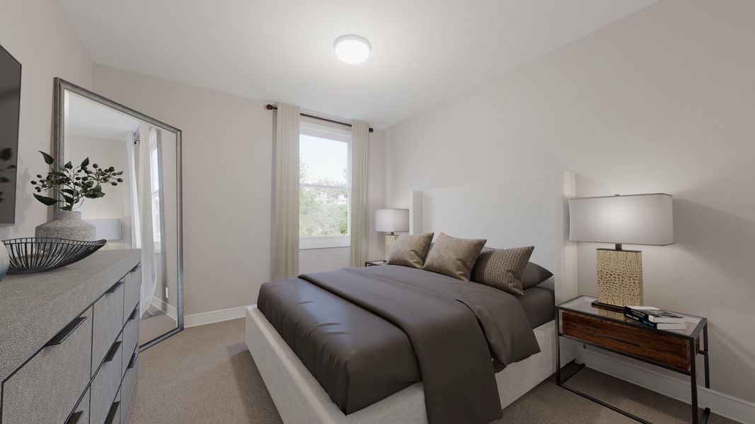 Representative furnished interior of a home built from the Grayson by Parkside Builders in Anderson Park, Hendersonville (Image 11).