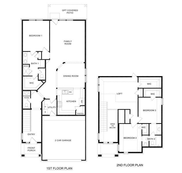 2D floor plan layout for the Tanzanite by D.R. Horton in Silverado, Aubrey, TX (Image 3). 2D floor plan layout for the Tanzanite by D.R. Horton in Silverado, Aubrey, TX (Image 3).