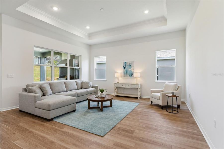Furnished interior view inside a new home in , Minneola (Image 15). Furnished interior view inside a new home in , Minneola (Image 15).