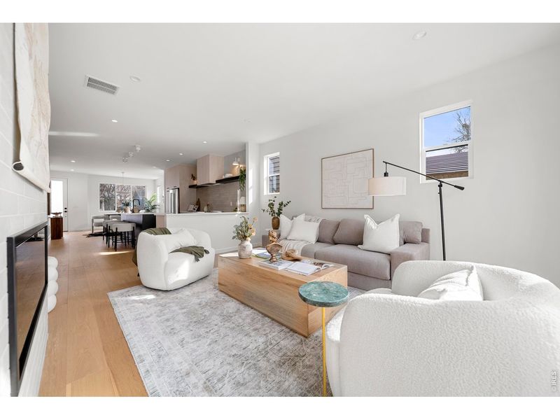 Furnished interior view inside a new home in , Denver (Image 28). Furnished interior view inside a new home in , Denver (Image 28).