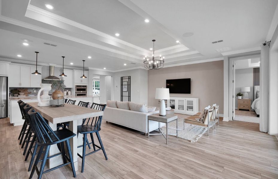 Representative furnished interior of a home built from the Ashby by Pulte Homes in Bleckley Station, Ball Ground (Image 14).