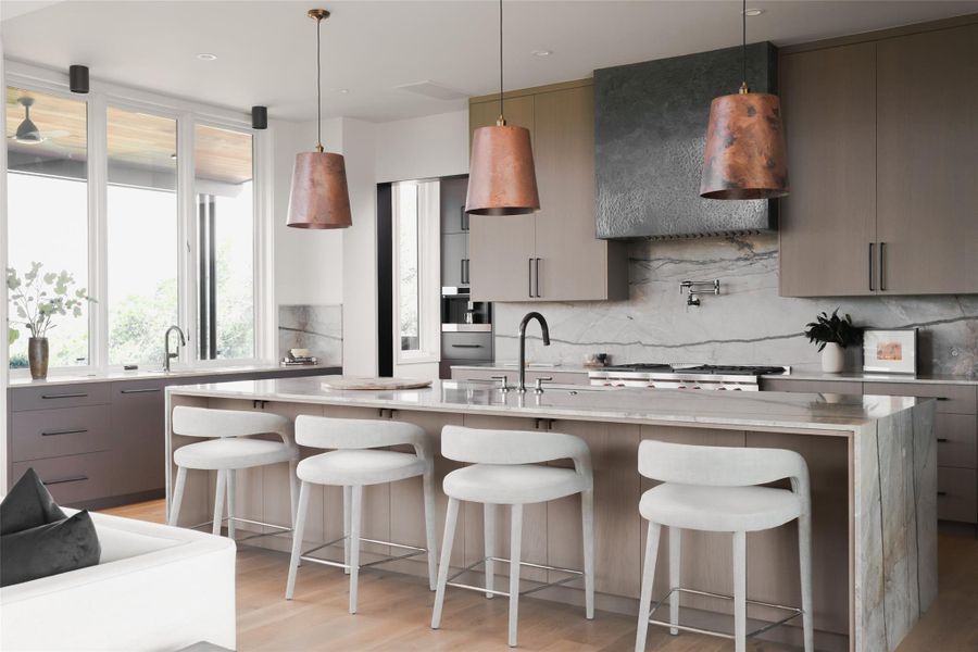 Furnished interior view inside a new home in , Austin (Image 7). Furnished interior view inside a new home in , Austin (Image 7).