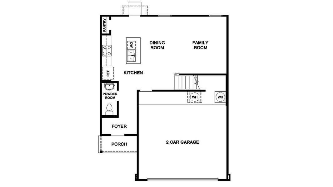 2D floor plan layout for the The Davis by D.R. Horton in Riverstone at Westpointe, San Antonio, TX (Image 3). 2D floor plan layout for the The Davis by D.R. Horton in Riverstone at Westpointe, San Antonio, TX (Image 3).