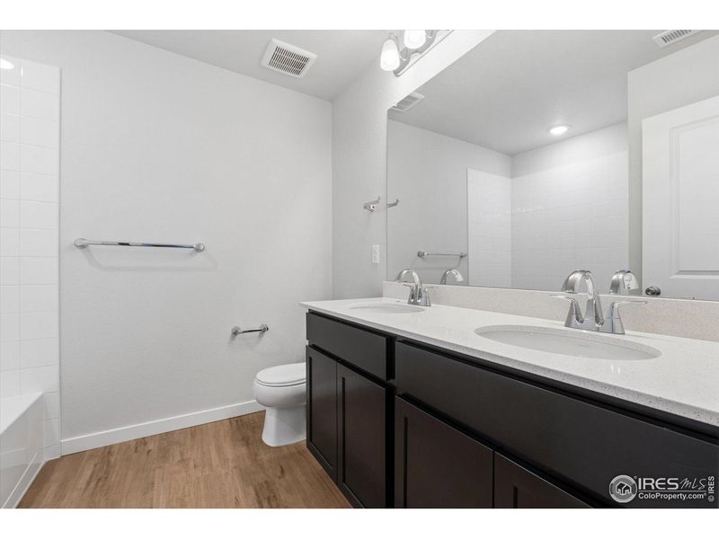 Furnished interior view inside a new home in Prairie Song, Windsor (Image 12).