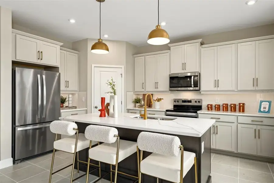 Furnished interior view inside a new home in Rainwood, Groveland (Image 4).