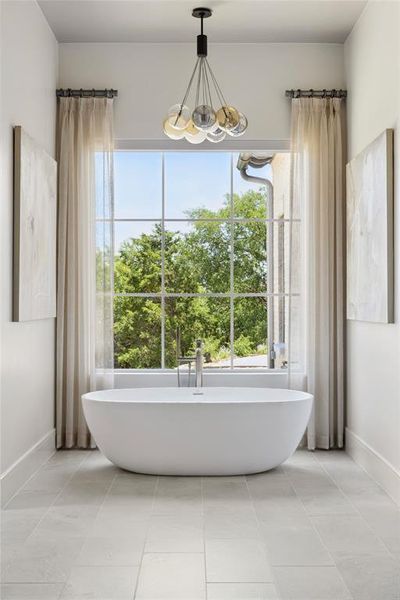 Furnished interior view inside a new home in , Fort Worth (Image 9).