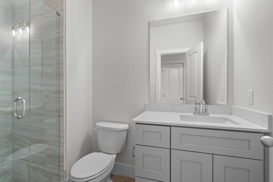 Furnished interior view inside a new home in Enclave at Cele, Pflugerville (Image 16).