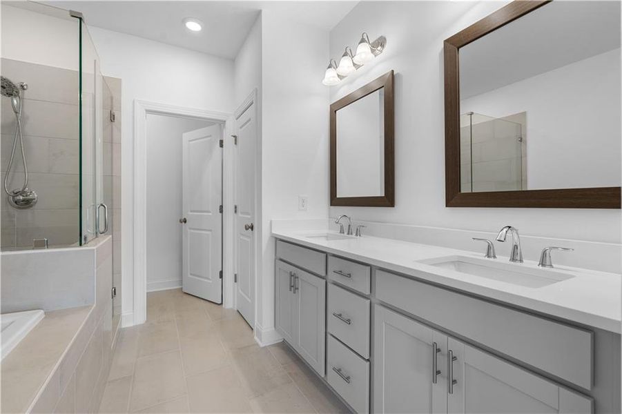 Furnished interior view inside a new home in Millcroft Townhomes, Buford (Image 7).
