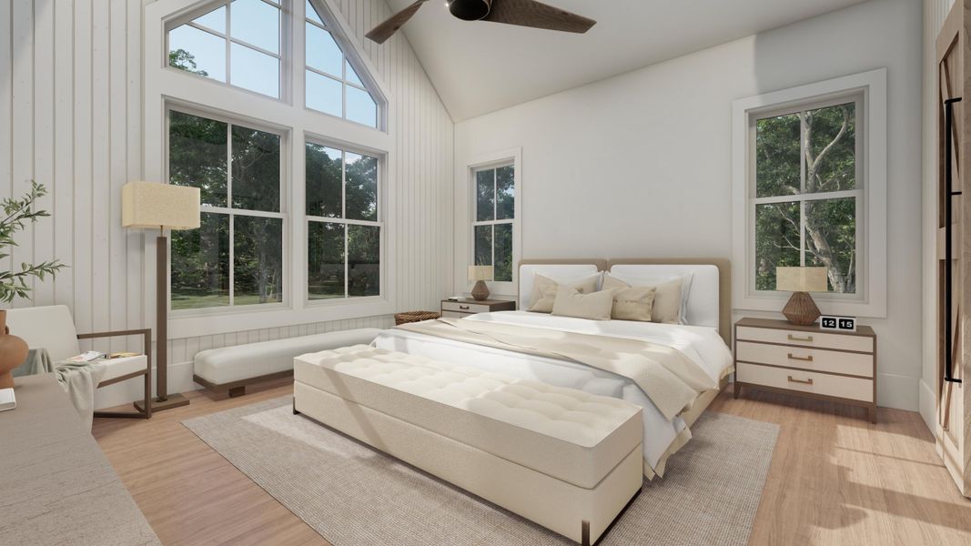 Furnished interior view inside a new home in , Isle Of Palms (Image 42).