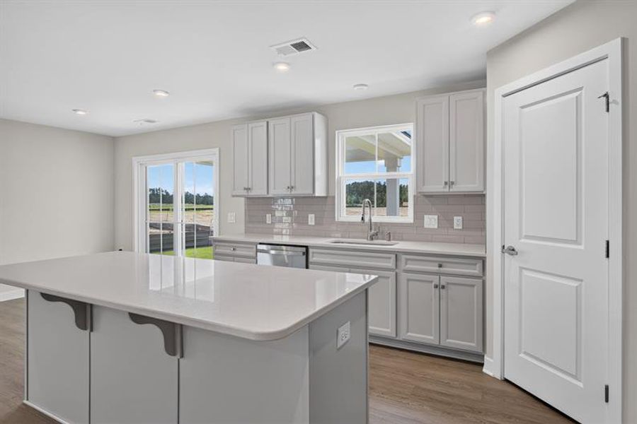 Furnished interior view inside a new home in Beacon Point at New Hampstead, Savannah (Image 9). Furnished interior view inside a new home in Beacon Point at New Hampstead, Savannah (Image 9).