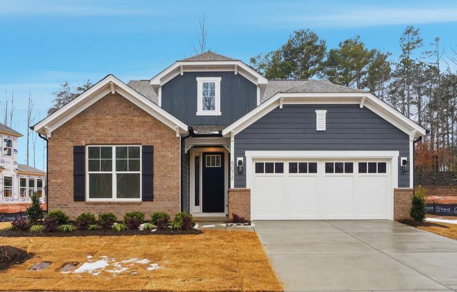 Front exterior of a new home in Rone Creek, Waxhaw, NC, highlighting curb appeal (Image 2).