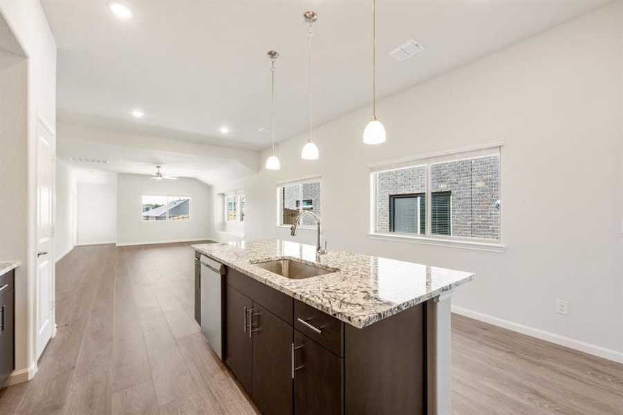 Furnished interior view inside a new home in Eagle Glen Elements, Alvarado (Image 18).