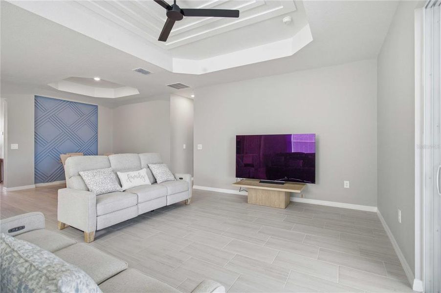 Furnished interior view inside a new home in Calusa Country Club, Lakewood Ranch (Image 16).