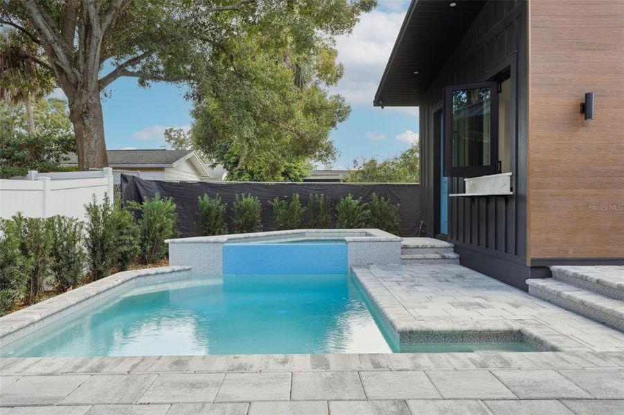 Exterior details and patio area of a home in , Tampa (Image 38). Exterior details and patio area of a home in , Tampa (Image 38).