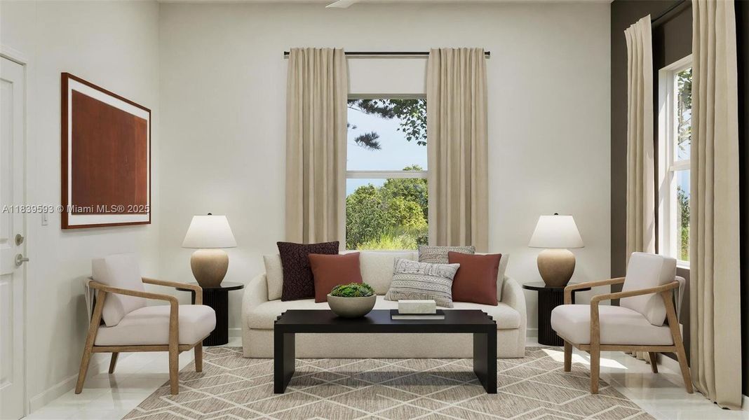 Furnished interior view inside a new home in Coral Landings, Florida City (Image 6).