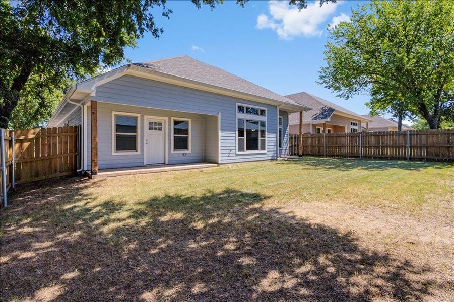 Exterior details and patio area of a home in , Sherman (Image 24). Exterior details and patio area of a home in , Sherman (Image 24).