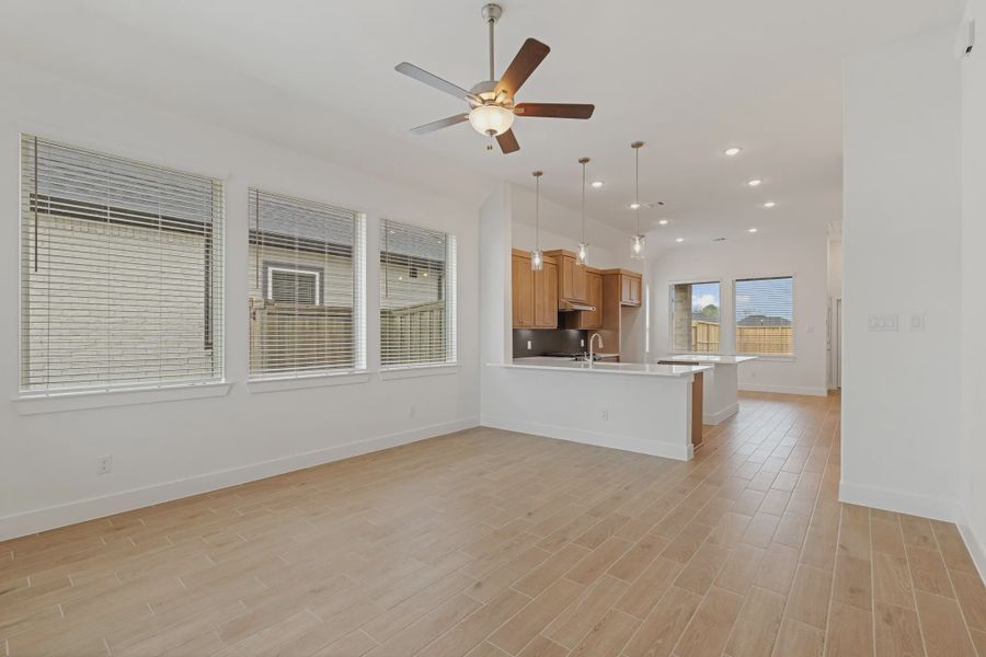 Representative unfurnished interior of a home built from the Torrey Pines by Chesmar Homes in Riceland Alley Loads, Mont Belvieu (Image 13).