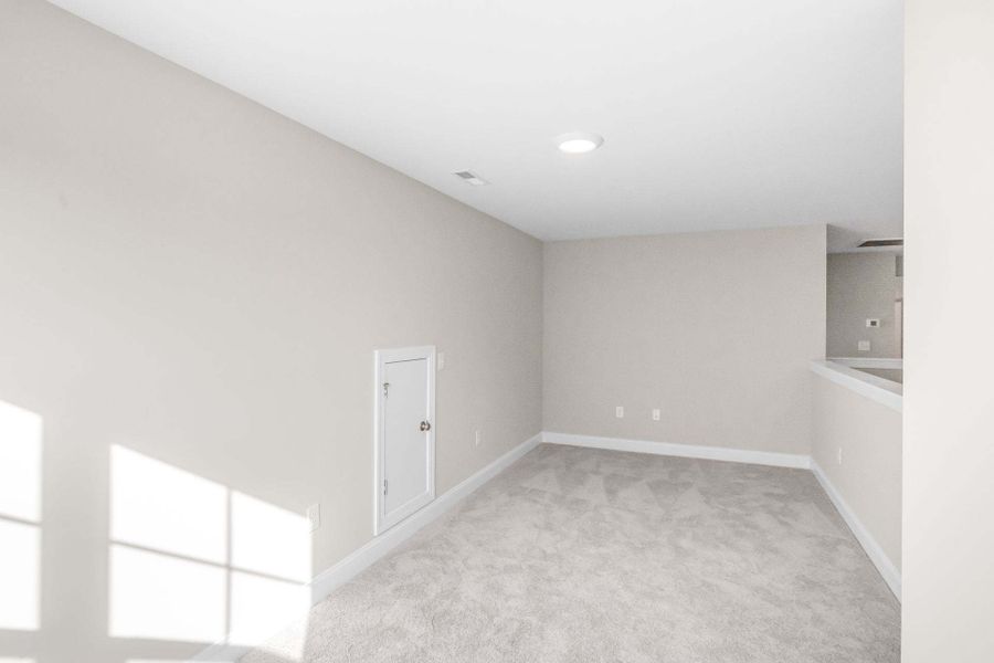 Representative unfurnished interior of a home built from the Clayton by Caviness & Cates Communities in Bartlett Manor, Youngsville (Image 207).