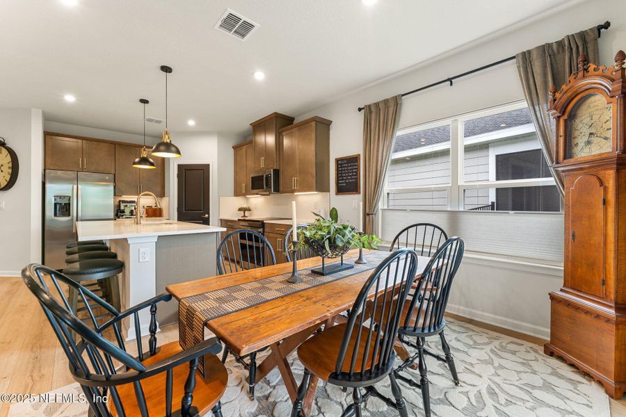 Furnished interior view inside a new home in Seminole Palms Single-Family Homes, Palm Coast (Image 5).