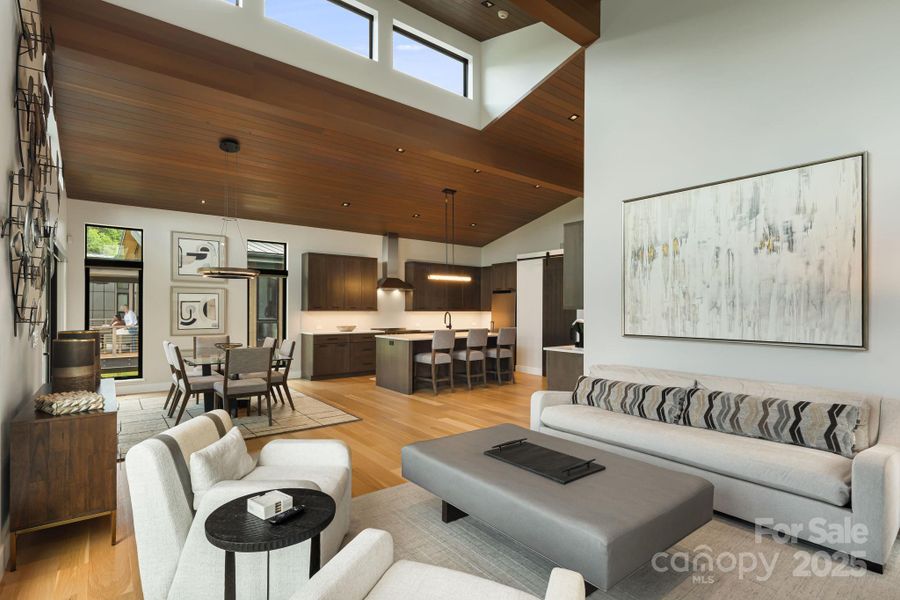 Furnished interior view inside a new home in , Sylva (Image 35).