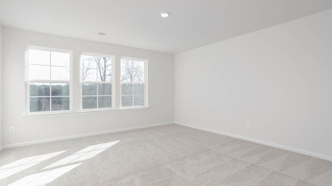 Representative unfurnished interior of a home built from the KYLE by D.R. Horton in Hudson Glen, Mocksville (Image 19).