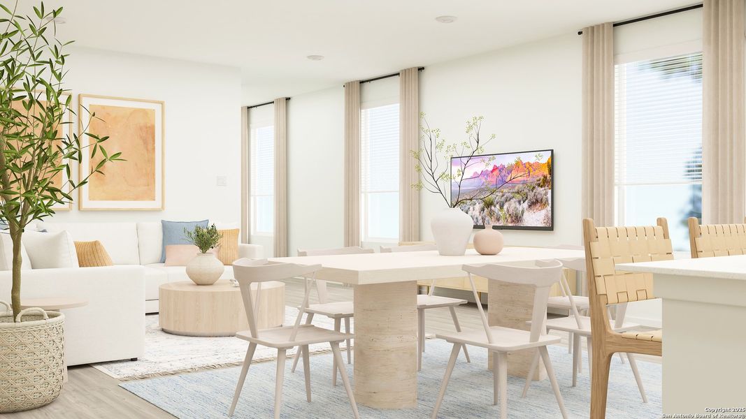 Furnished interior view inside a new home in Kyndwood, New Braunfels (Image 10). Furnished interior view inside a new home in Kyndwood, New Braunfels (Image 10).