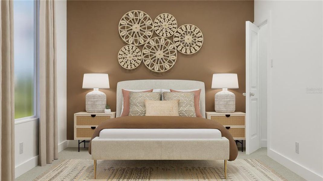 Furnished interior view inside a new home in , Kissimmee (Image 9).