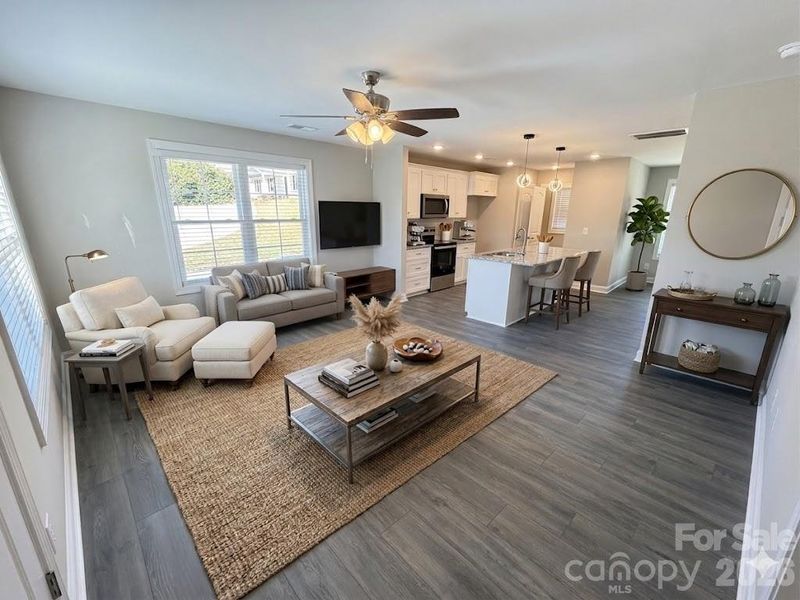 Furnished interior view inside a new home in , Kannapolis (Image 4).