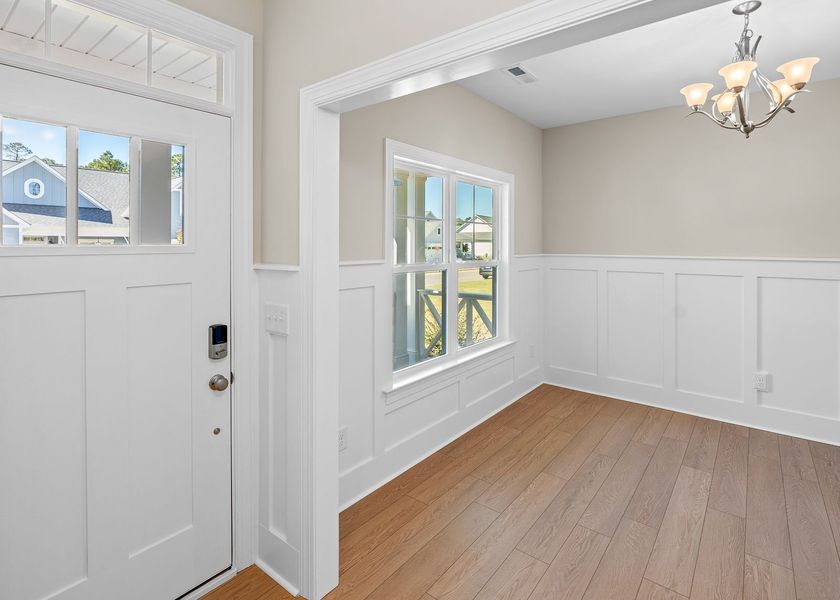 Spacious, unfurnished interior of a new home in Carolina Creek, Hampstead (Image 17).