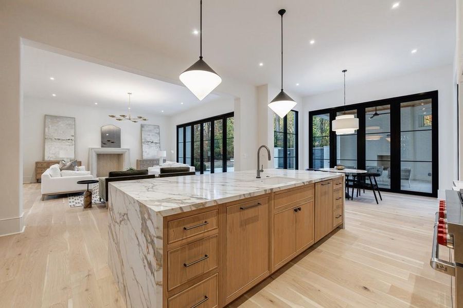 Furnished interior view inside a new home in , Atlanta (Image 16). Furnished interior view inside a new home in , Atlanta (Image 16).