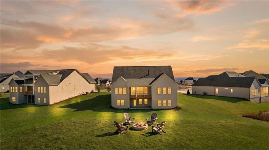 Front exterior of a new home in Horizon at Laurel Canyon, Canton, GA, highlighting curb appeal (Image 27).