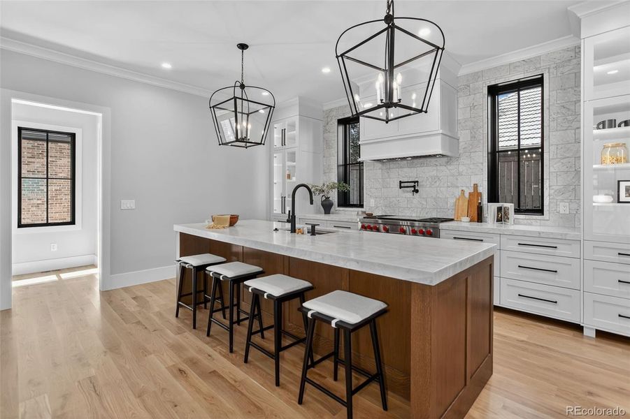 Furnished interior view inside a new home in , Denver (Image 10).