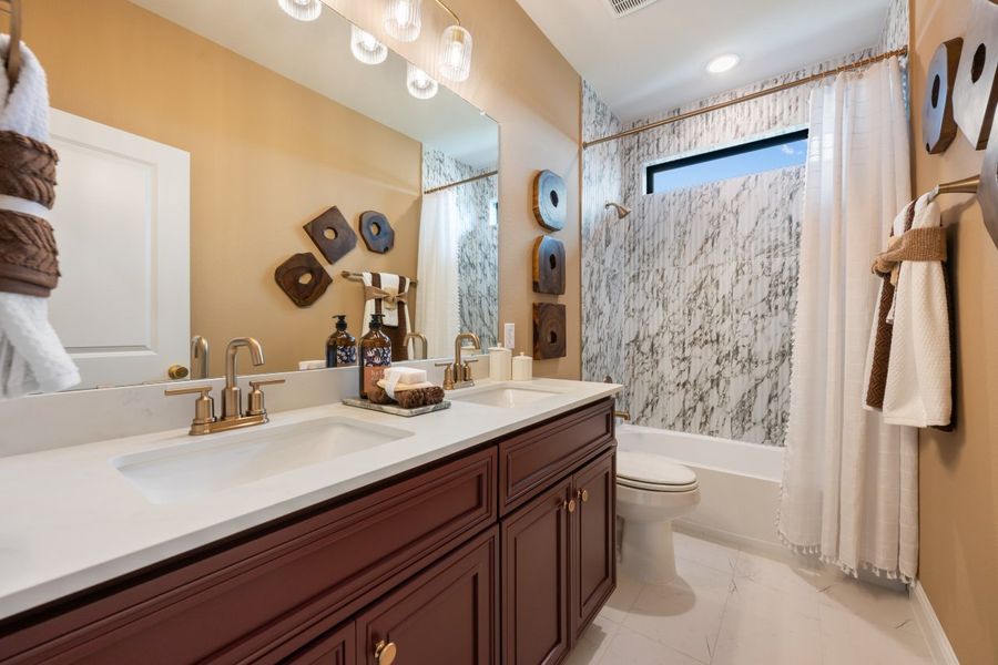 Representative furnished interior of a home built from the Ashlyn by Ashton Woods in La Cima, San Marcos (Image 17). Representative furnished interior of a home built from the Ashlyn by Ashton Woods in La Cima, San Marcos (Image 17).
