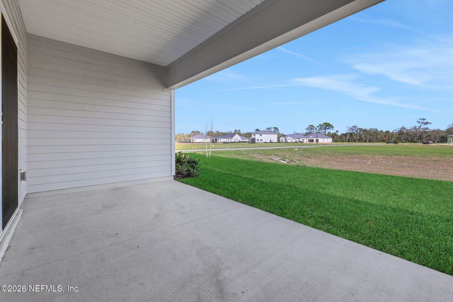 Exterior details and patio area of a home in Veranda Bay, Flagler Beach (Image 27).