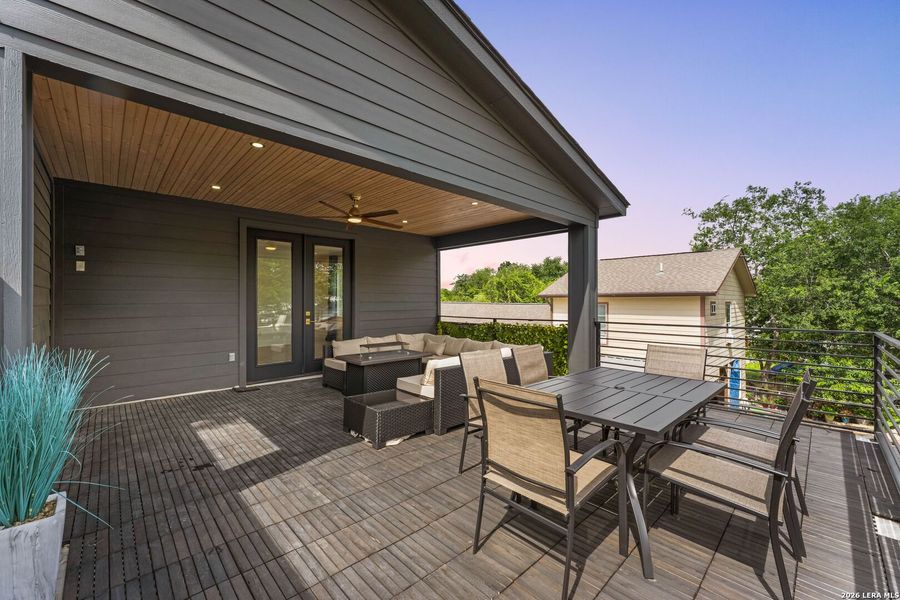 Exterior details and patio area of a home in , San Antonio (Image 27). Exterior details and patio area of a home in , San Antonio (Image 27).