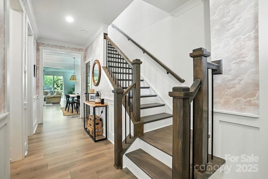 Furnished interior view inside a new home in , Charlotte (Image 23).