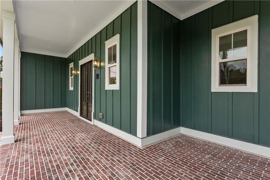 Exterior details and patio area of a home in , Dacula (Image 3).