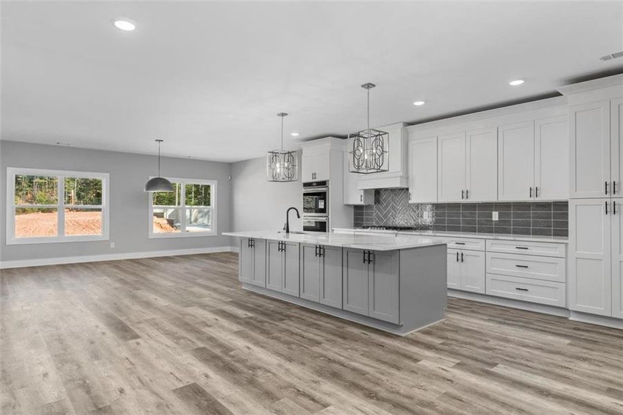 Furnished interior view inside a new home in , Atlanta (Image 7).