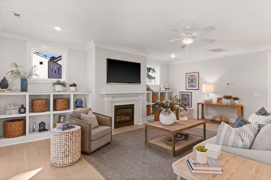 Representative furnished interior of a home built from the The Emerson by RobuckHomes in East & Mason, Wilmington (Image 9).