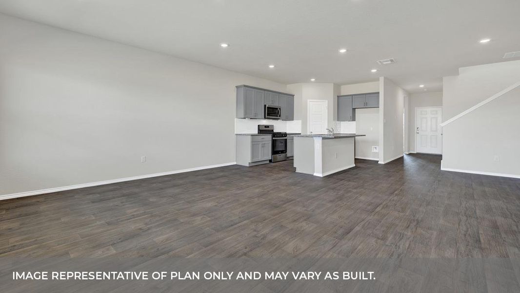 Spacious, unfurnished interior of a new home in Paramount, Kyle (Image 22).