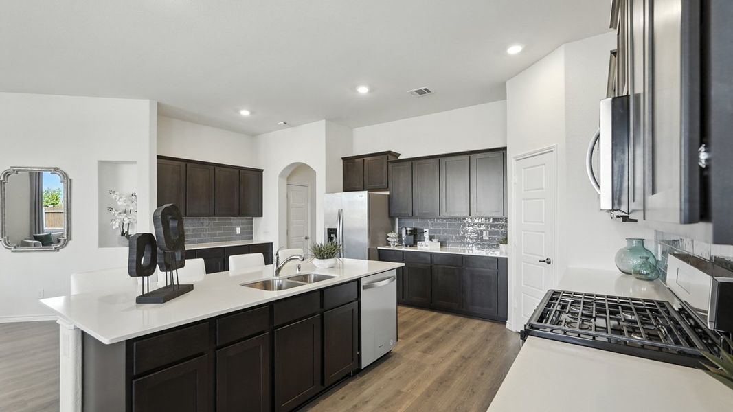 Furnished interior view inside a new home in Lakewood Trails, Forney (Image 3). Furnished interior view inside a new home in Lakewood Trails, Forney (Image 3).