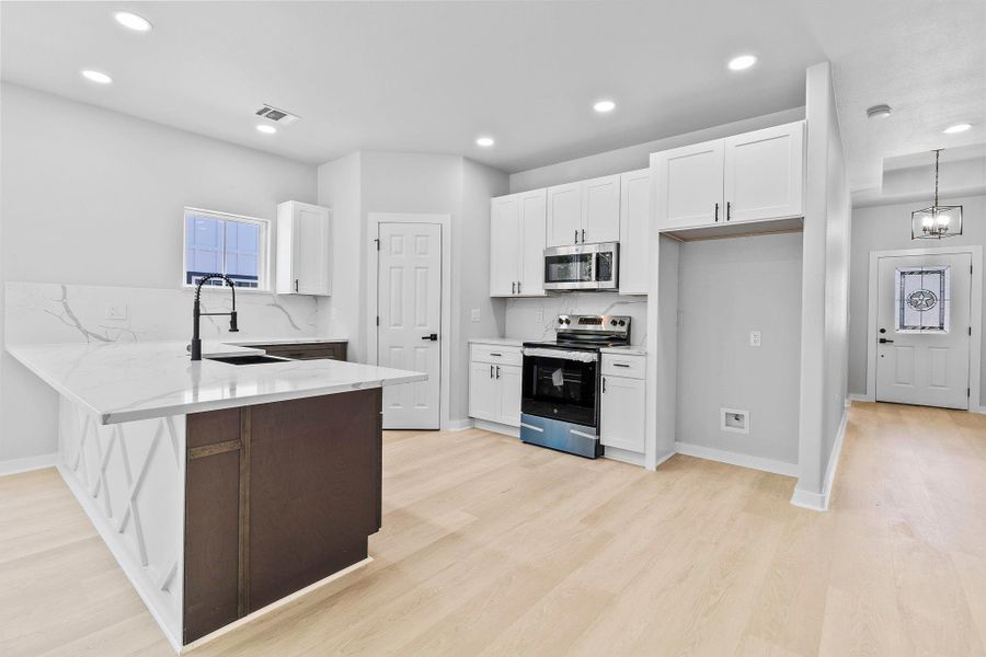 Furnished interior view inside a new home in , Onalaska (Image 4). Furnished interior view inside a new home in , Onalaska (Image 4).