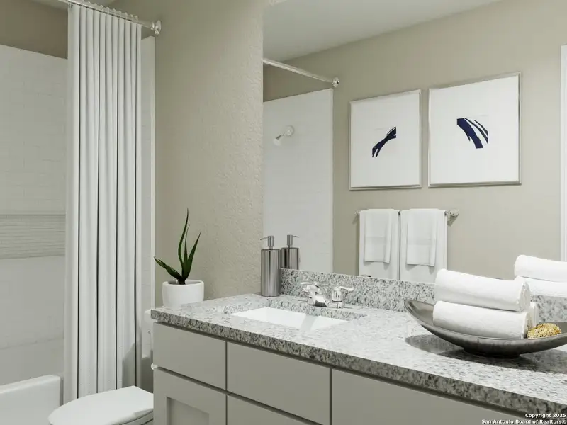 Furnished interior view inside a new home in Applewhite Meadows, San Antonio (Image 7). Furnished interior view inside a new home in Applewhite Meadows, San Antonio (Image 7).