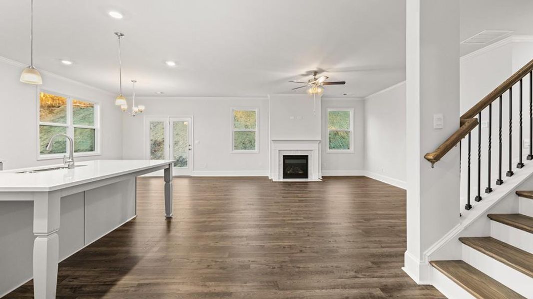 Spacious, unfurnished interior of a new home in Butner Estates, South Fulton (Image 16).