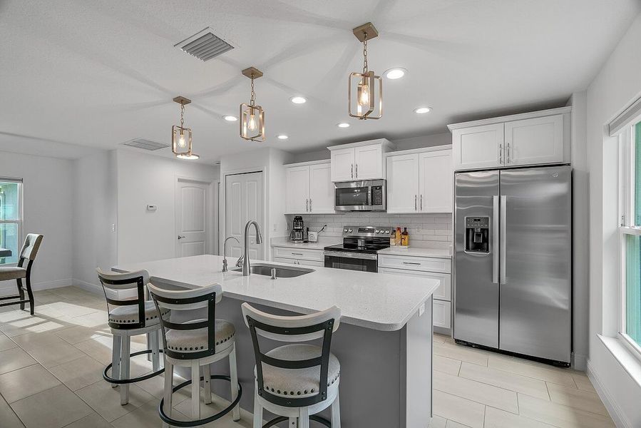 Furnished interior view inside a new home in , Vero Beach (Image 32). Furnished interior view inside a new home in , Vero Beach (Image 32).
