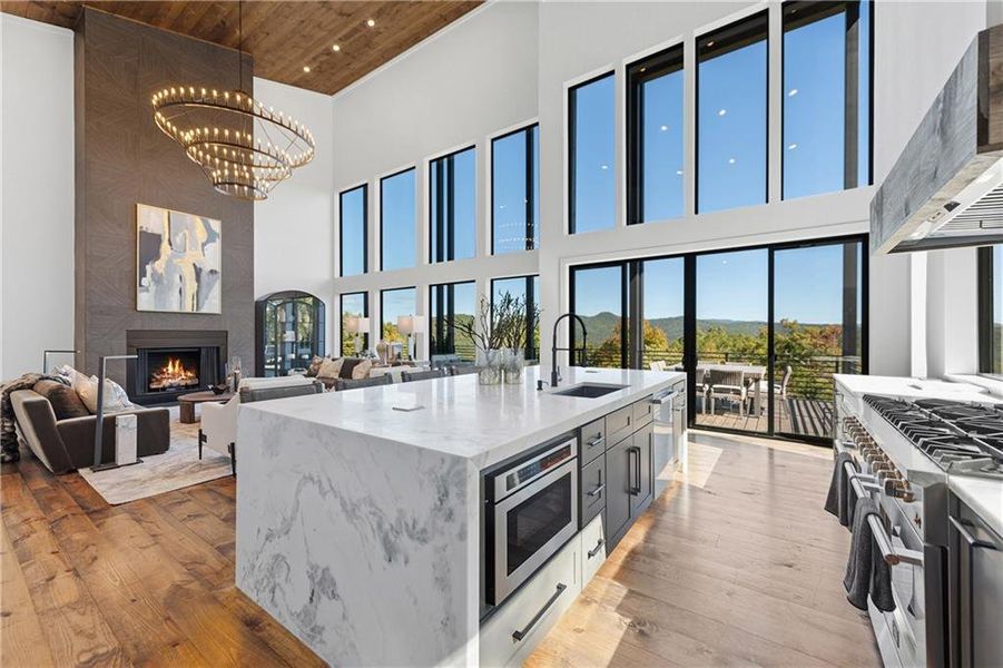 Furnished interior view inside a new home in , Blue Ridge (Image 56). Furnished interior view inside a new home in , Blue Ridge (Image 56).